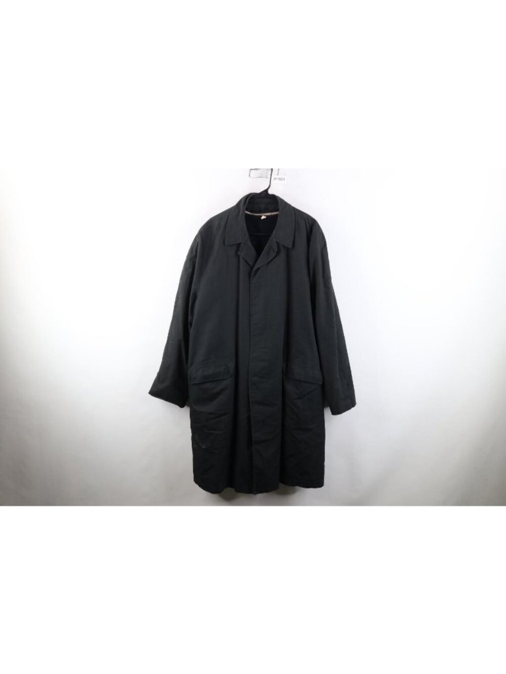 Vintage 50s 60s Streetwear Mens 44L Distressed Lined Trench Coat Rain Jacket USA